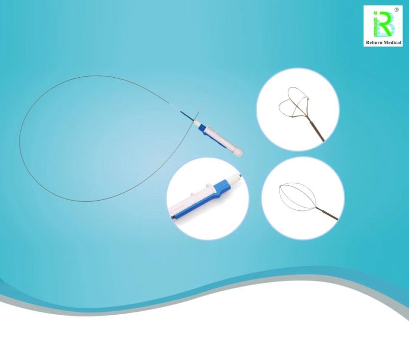 Reborn Medical Stone Retrieval Basket Nitinol Wire Flexibility F1.7 2.2 with CE Certificate