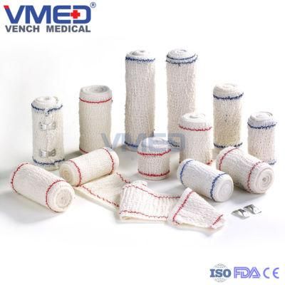 Disposable Medical Natural Color Elastic Crepe Bandage