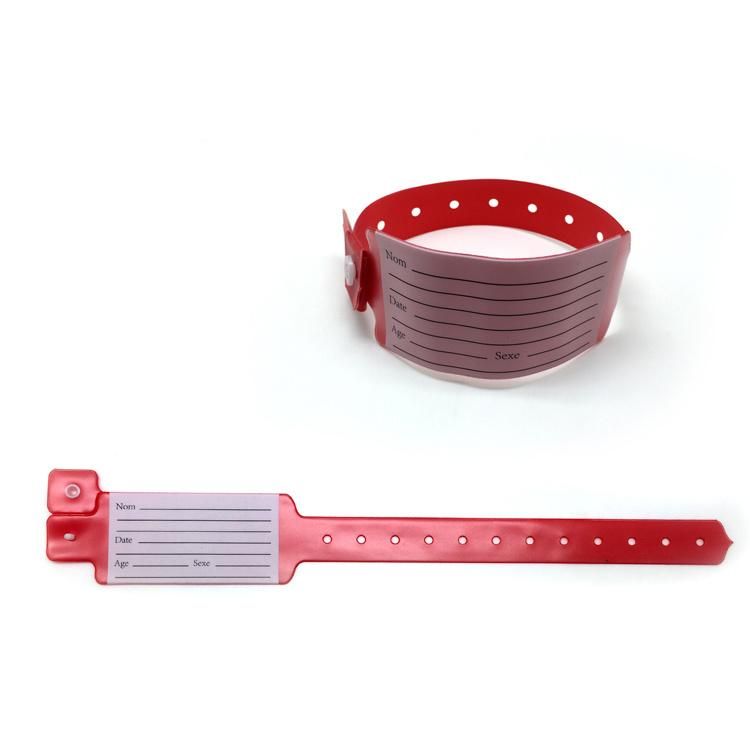 PVC Hospital Medical Patient ID Wristband