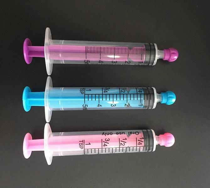 CE Approval Disposable White Oral Dosing Syringes Dose Liquid Syringe