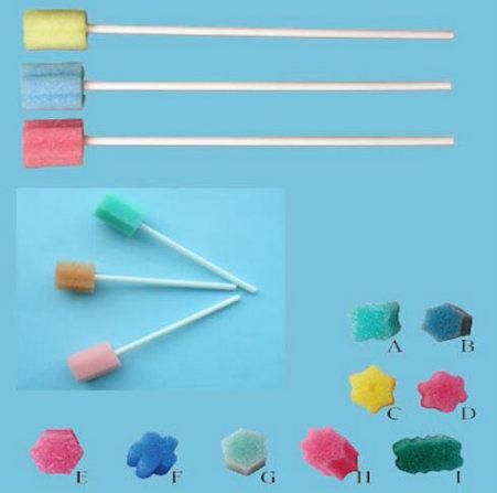 Disposable Cleaning Sponge Stick Medical Brush