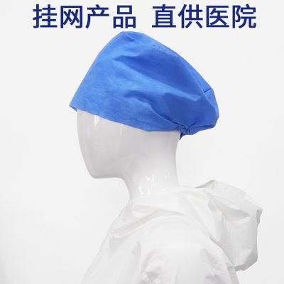 SMS Non-Woven Disposable Surgical Tie-on/Single Elastic Doctor Cap