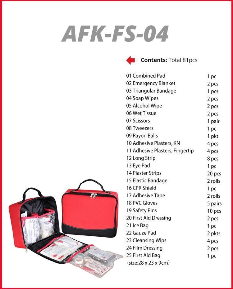 First Aid Kit & Travel First Aid Bag