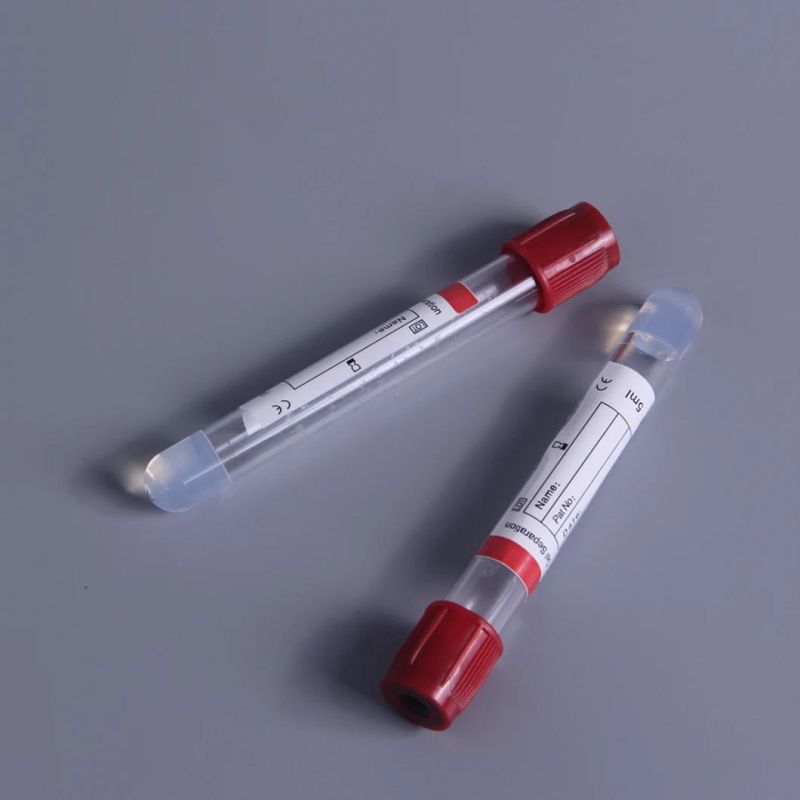 5ml Plastic Disposable Medical Vacuum Blood Collection Tube Serum Biochemical Test Gel Separation Tube