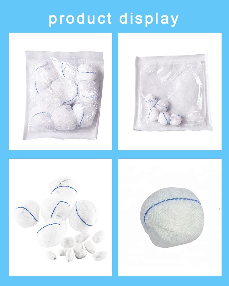 Disposable Medical Gauze Ball with Ce, ISO Approval