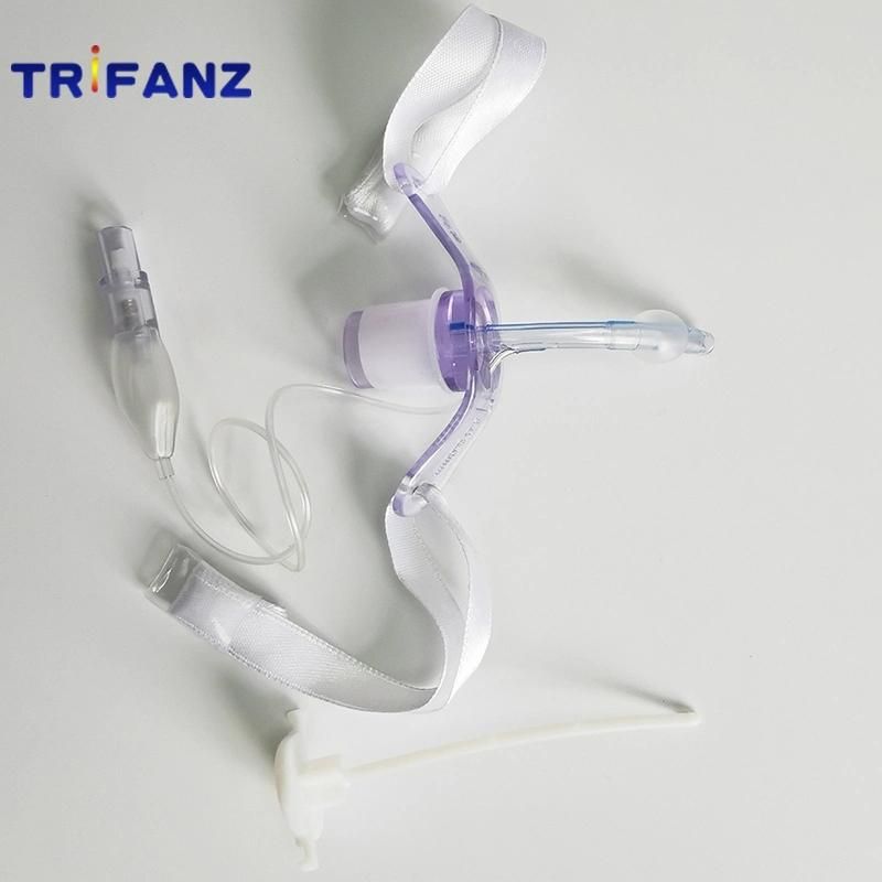 Medical PVC Tracheostomy Tube Uncuffed