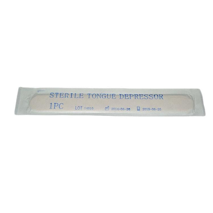 Medical Disposable Sterile Non Sterile Wooden Tongue Depressor