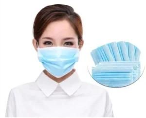3ply Disposible Protection Blue Face Masks Type I with CE and SGS Certificated with Elastic Earloop Type