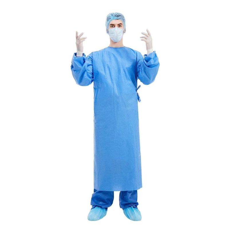 Sterile Patient Disposable Surgical Gown for Hospital