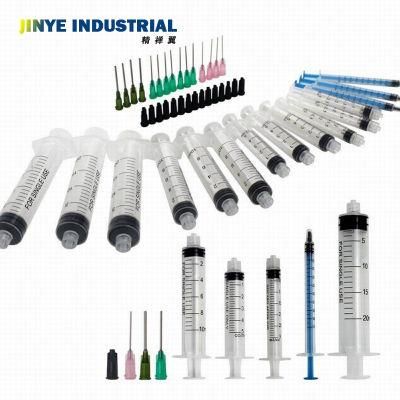 Disposable Plastic Syringe Syringes and Needles for Measuring Nutrient 1ml/2ml/5ml/10ml/20ml/30ml