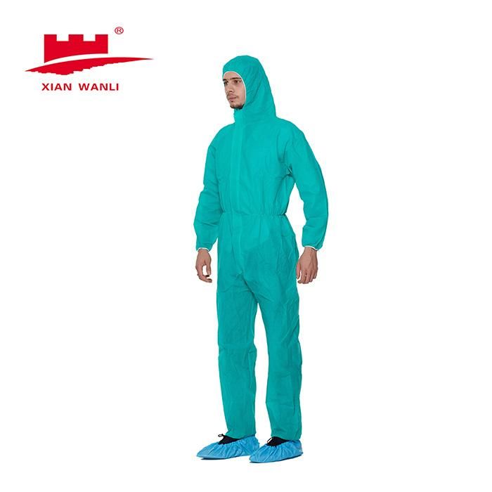 2022 Hot Sale One Piece Hooded Safety Coverall Suit