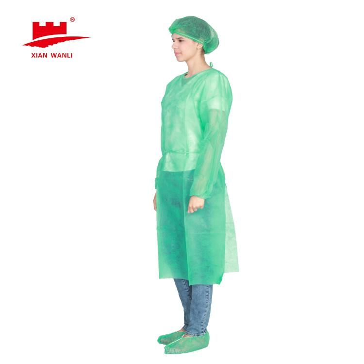 China Manufacturer Eco Friendly SMS Nonwoven Fabric Sterile Reinforced Disposable Surgical Gown