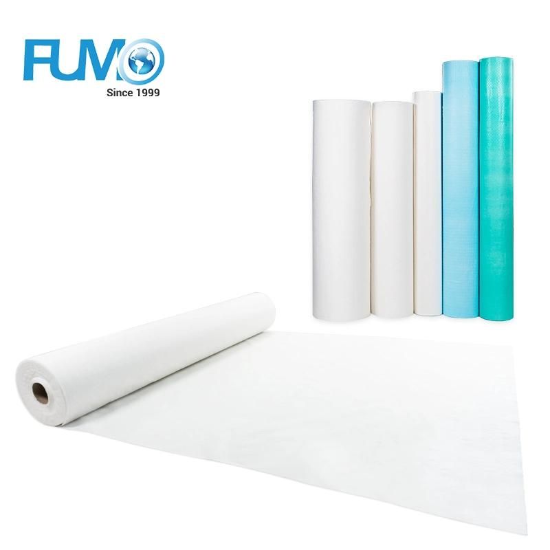 ISO13485 One Roll/Polybag 9/12/15rolls...Per Carton. Bed Crepe Paper Roll for Adult