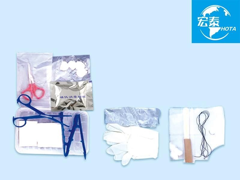 CE 13485 Factory OEM Medical Consumables Surgical/Wound Care/ Circumcision Procedure Pack/Basic Sterile Drape Set Pack Dressing Kit