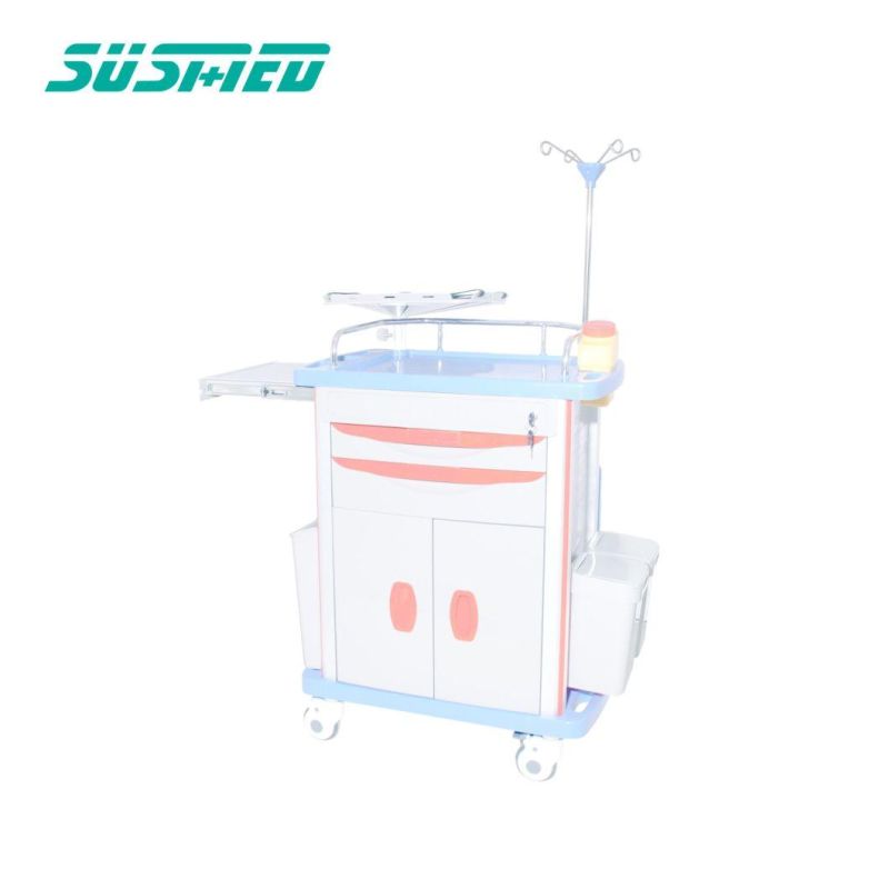 Hospital Treatment Trolley Movable Hand Nursing Cart