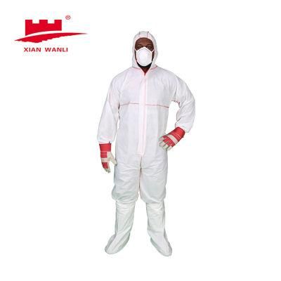 CE Approved Cat 3 Type 5/6 SMS Protective Disposable Coverall
