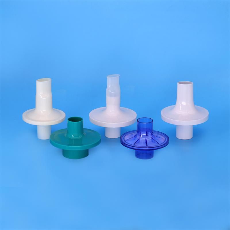 Disposable Medical Material Ethylene Oxide Sterilization Lung Spirometry Filterc Mouthpiece