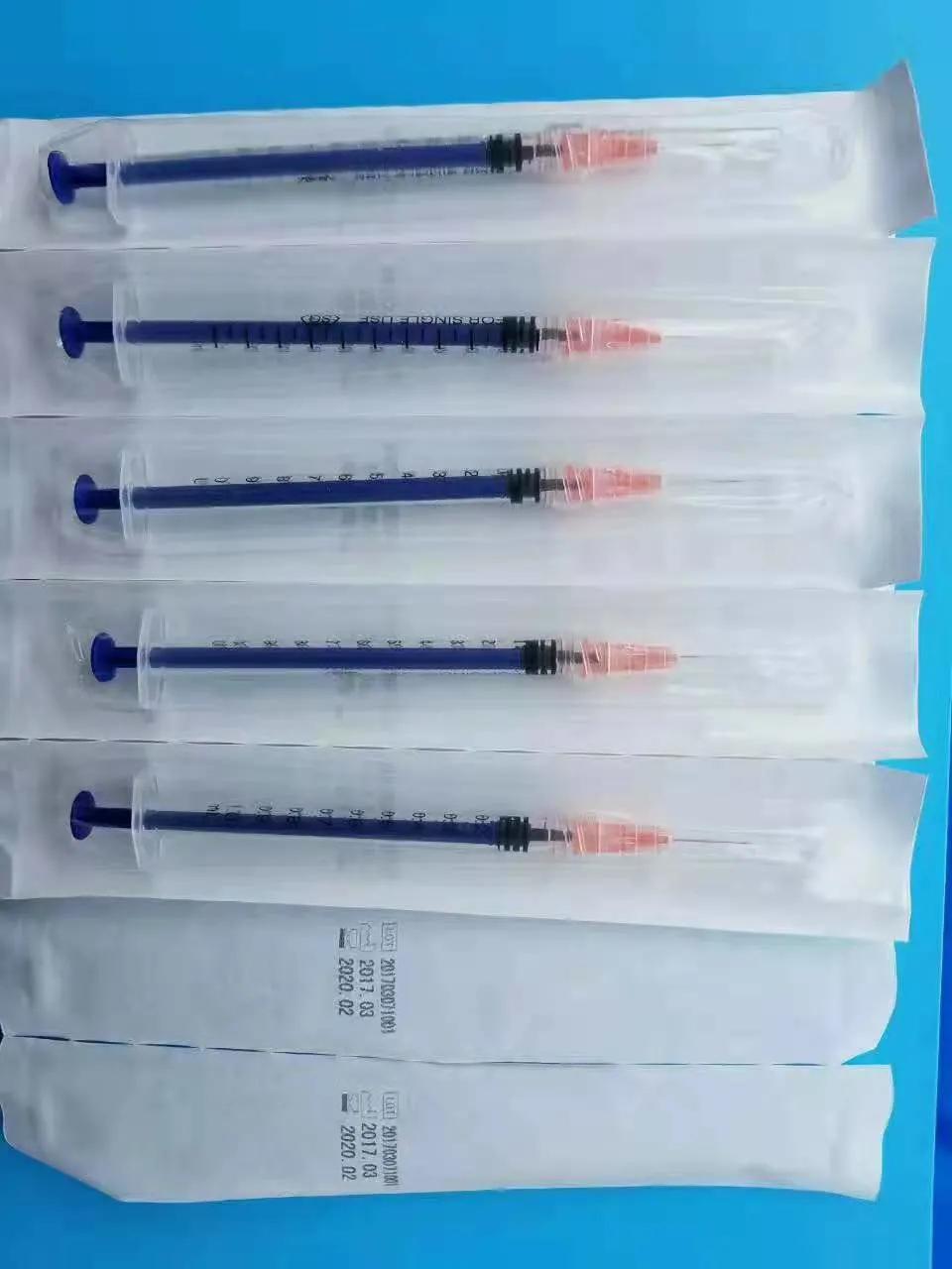 Sterile Syringes for Single Use Disposable Vaccine Syringe Self-Destruct Type with CE