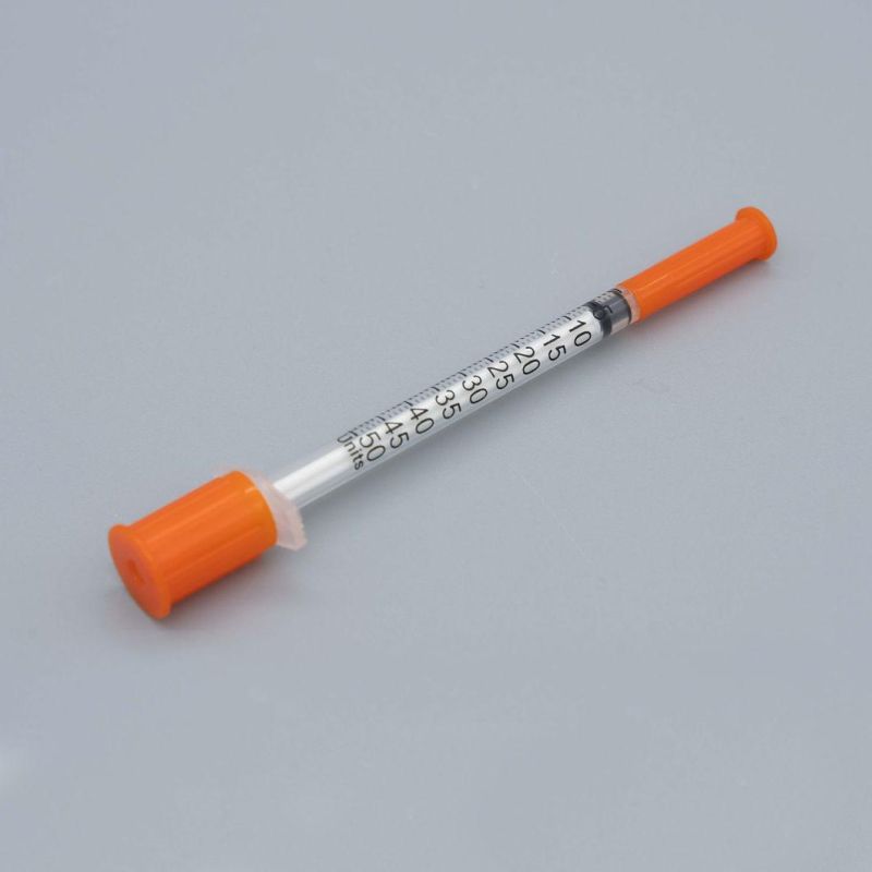 Qinkai Medical Top Quality Disposable Insulin Syringe 1&0.5&0.3ml with CE