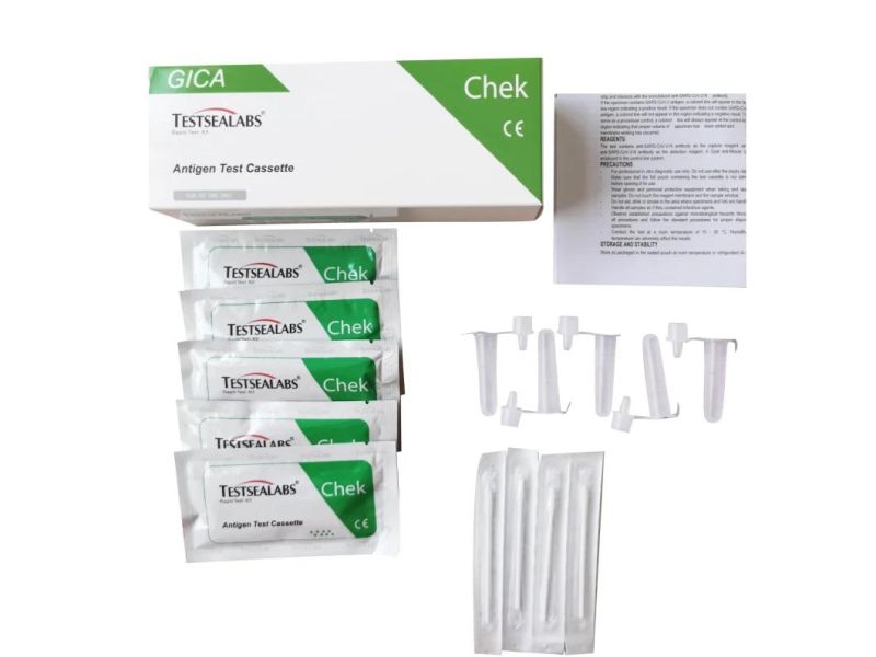 Nasal Swab Test Kit Antigen Rapid Test 19 Virus with CE Approved 5PCS/Box