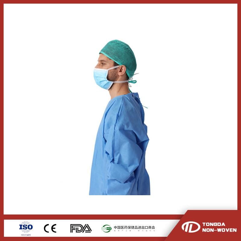 Disposable Non Woven Surgical Doctor Hat Caps with Tie