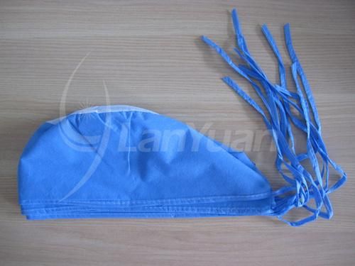 Disposable PP Nonwoven Doctor Cap with Easy Ties