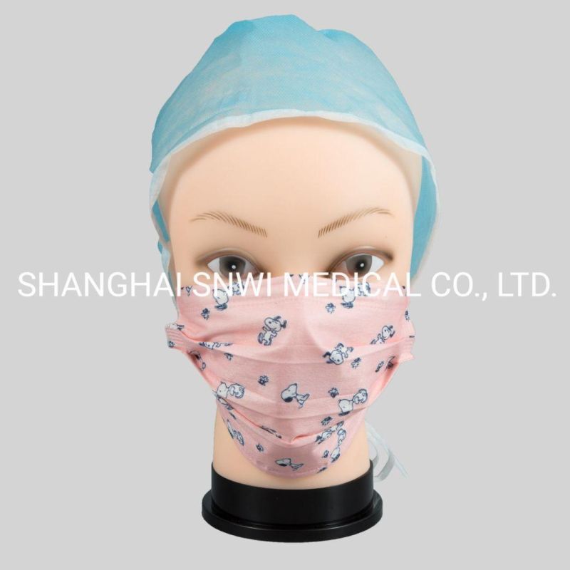 Disposable Non Woven Protective Clip Cap Nursing Round Cap Mop Cap