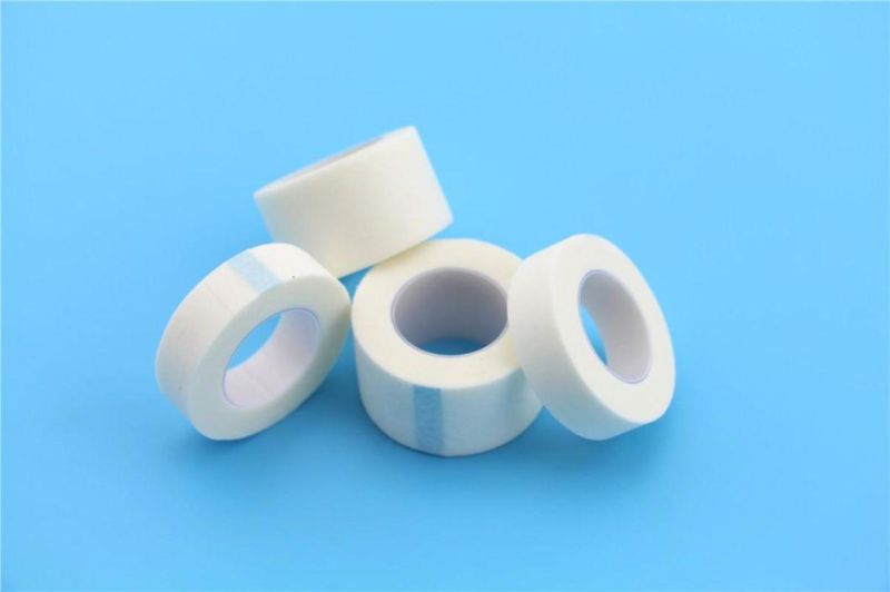 Jr715 Factory Supply Transparent Non Woven/PE Medical Adhesive Tape CE ISO Certified