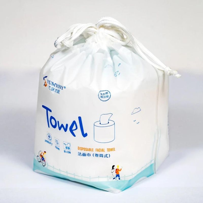 Disposable Cotton Facial Cleaning Towel From Disposable Soft Cotton Towel with Dry and Wet Dual-Use Pull Type Facial Towel