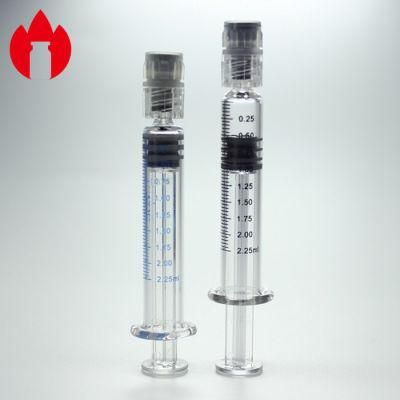 2ml 2.25ml Disposable Glass Syringe with Luer Lock