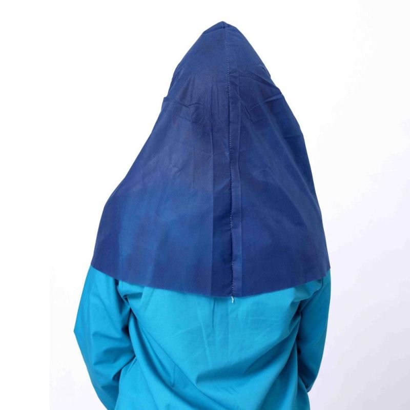 Disposable Non-Woven Hood, Head Cover with Cape