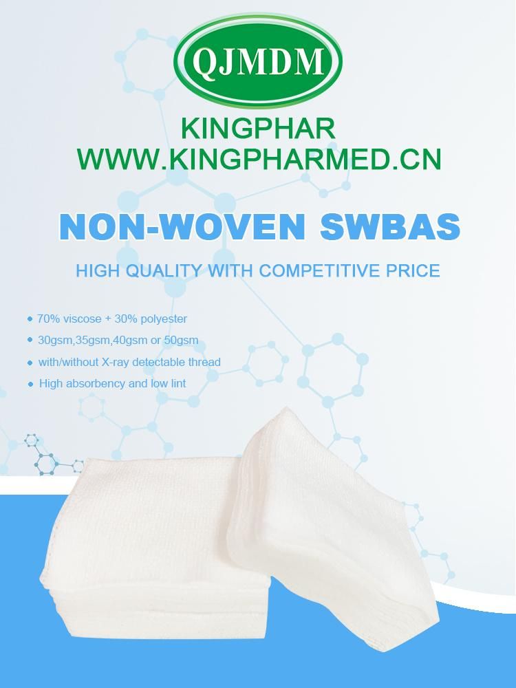 Wholesale Medical Sterile Non-Woven Swab Pad 10*10cm