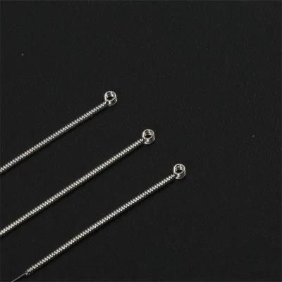 Quality Assurance Cheap Alloy Wire Handle Acupuncture Needle with Guide Tube