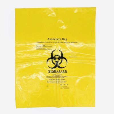 Hospital Use Yellow HDPE Biohazard Specimen Transport Bags