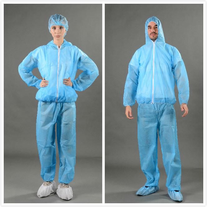 Disposable Overalls Nonwoven Jump Suit Coverall for Industry