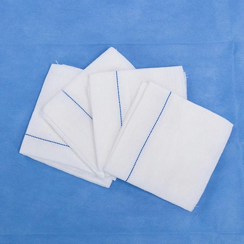 Medical 10*10 6 Layer Gauze Fabric Gauze Pad Sterile Gauze Swab