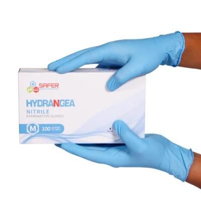 Malaysia Professional Supplier Disposable Powder Free Exam Nitrile Gloves