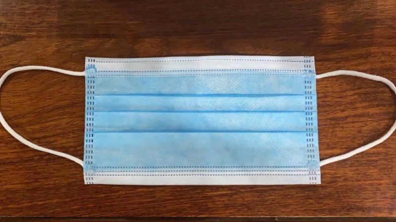 Disposable 3-Ply Surgical Face Mask with Nose Strip