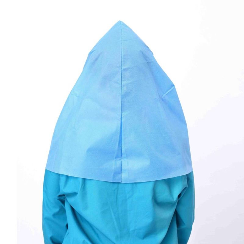 Protective Non-Woven White Spunbonded Polypropylene Disposable Hood Hair Covers for Food/Hospital