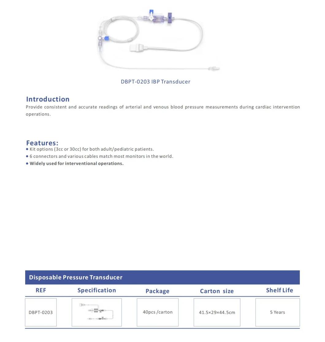Surgical Instruments China Factory Consistent and Accurate Readings Blood Pressure Transducers