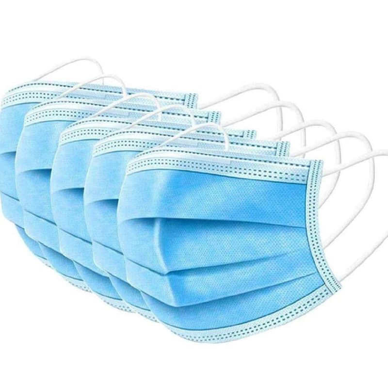 Surgical Face Mask, Disposable, 3-Ply, Non-Woven, with Ear Loop