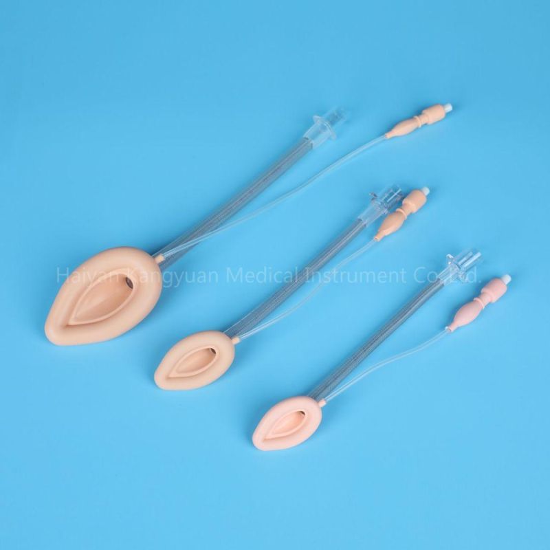 Disposable Spiral Wire-Reinforced Laryngeal Mask Airway Silicone China Factory