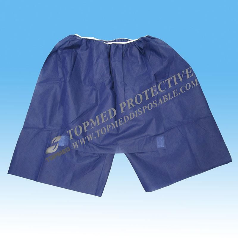 Hospatial SMS Patient Exam Underwear Blue Short Pants