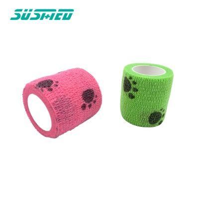 2021 Hot Sale Veterinary Cattle Vet Wrap Horse Cohesive Bandage