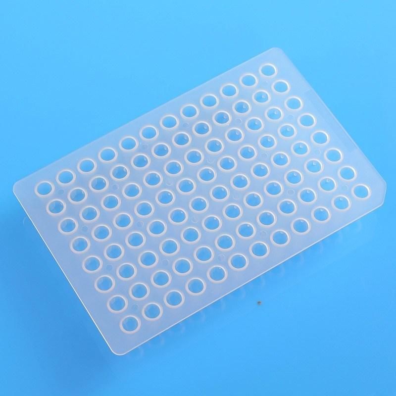 Lab Supplies Deep Well Plate Sealing Film Real Time PCR Film Factory Price Wholesale Flex Labware Test 96 Deep Well Plates Lab Supplies 2.2ml Square Well V