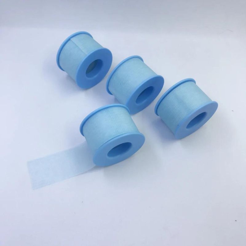 Medical Hot Sell Blue Non-Woven Fabric Adhesive Silicone Gel Medical Tape CE ISO Approvalsample Available