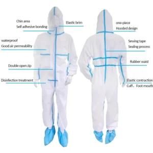 Ce Approved Isolation Gown Disposable Protective Clothing