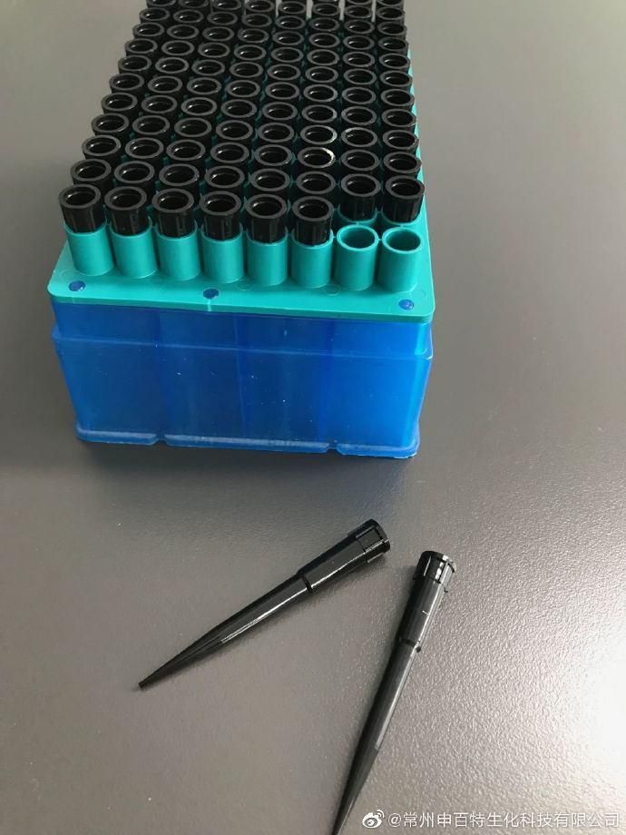 Black Disposable Conductive Tecan Rsp Pipette Tip 1000UL Filter