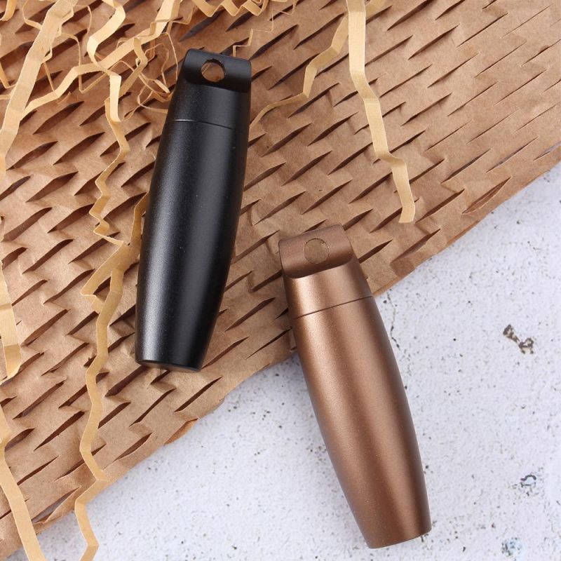 Portable Medicine Organizer Waterproof Aluminum Alloy Pill Case with Keychain Wyz18371