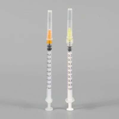 CE Medical Disposable Sterile Injection Plastic Oral Syringe, Use 0.5ml 1ml 2ml 2.5ml 3ml 5ml 10 Cc Syringe with/Without Needles